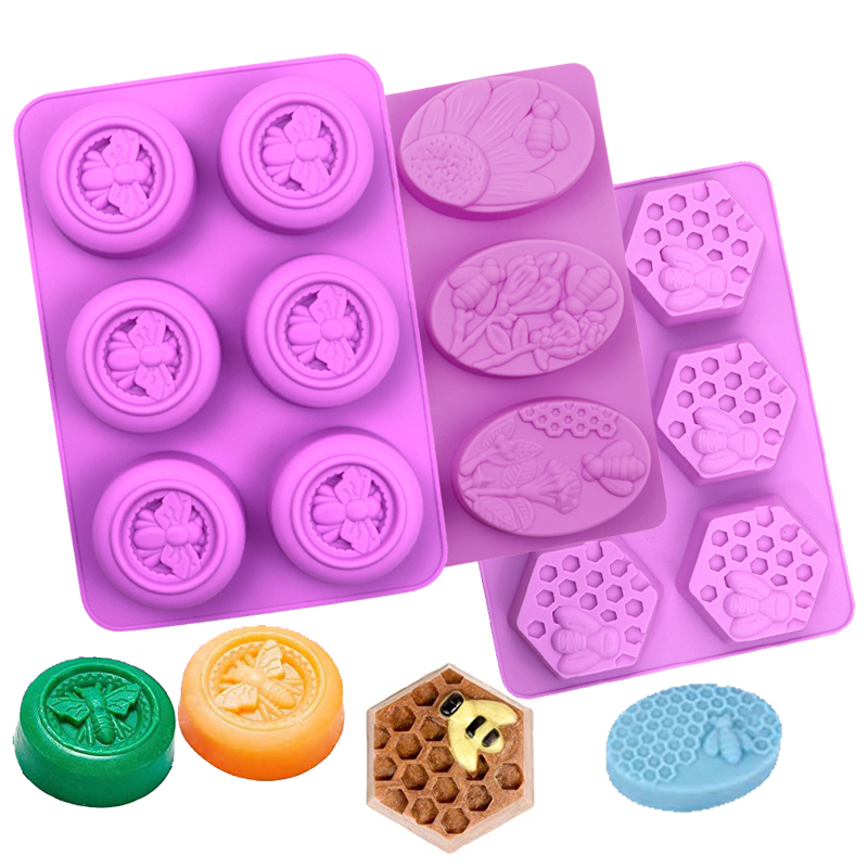 Wax Seal Stamp Kit - Honeycomb Soap Mold 3D Bumble Bee