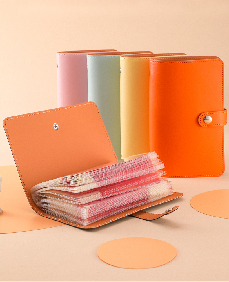 Binder Clip Assorted - PU Leather Budget Binder Notebook Cash