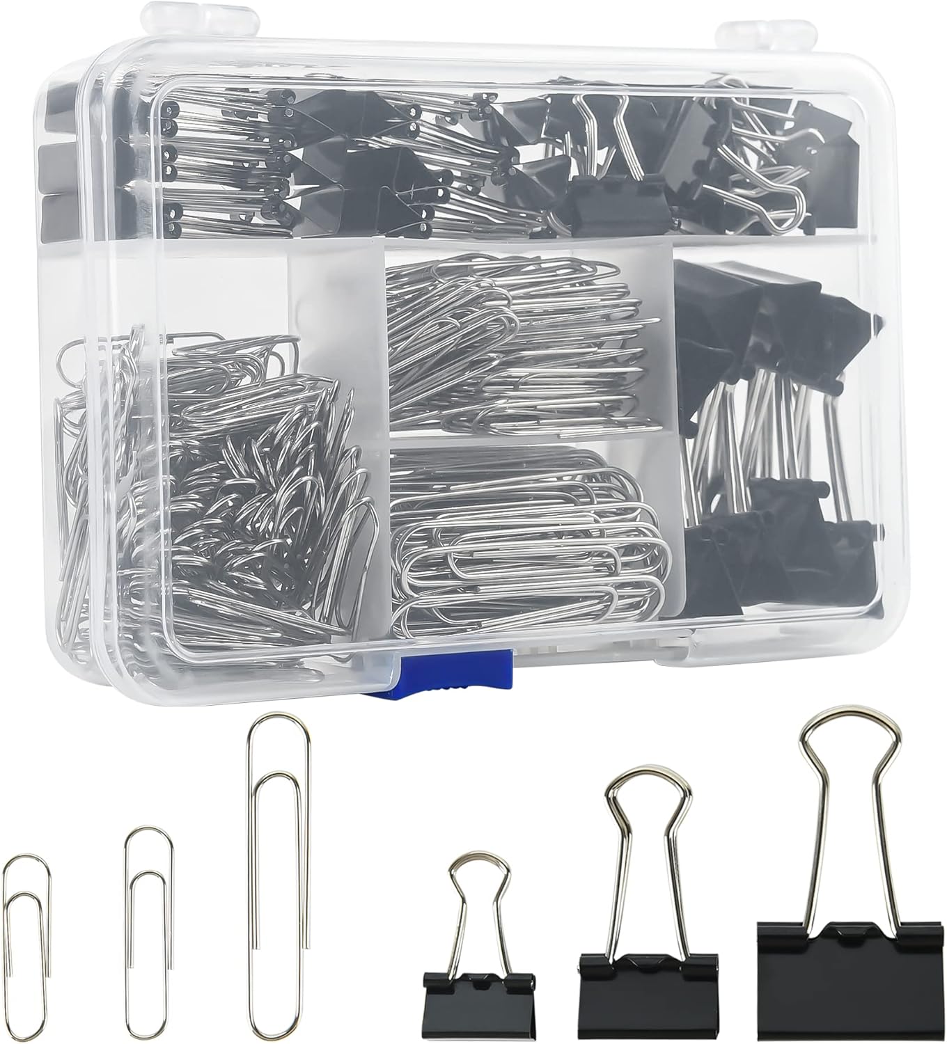 Binder Clip Assorted - 340pcs Binder Clips & Paper Clips