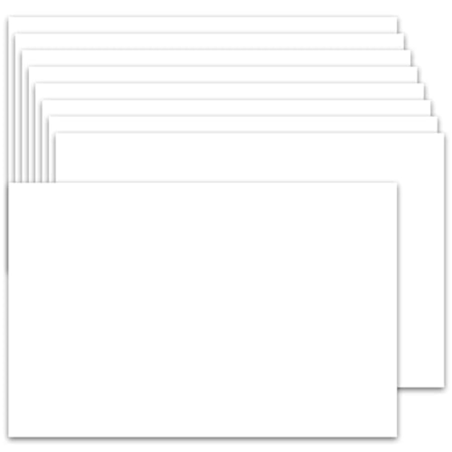 Cardstock Paper Pack - Pack 5x7 Cardstock Paper, 80lb White
