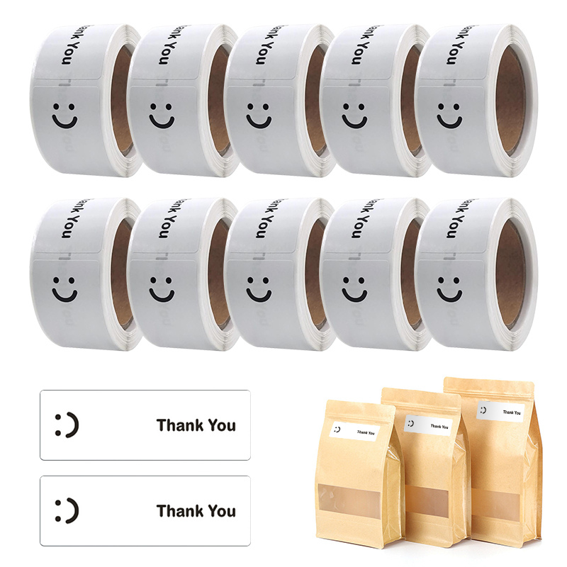 Sticker Label Roll - KAYSION 120Pcs/Roll Thank You Sticker Seal