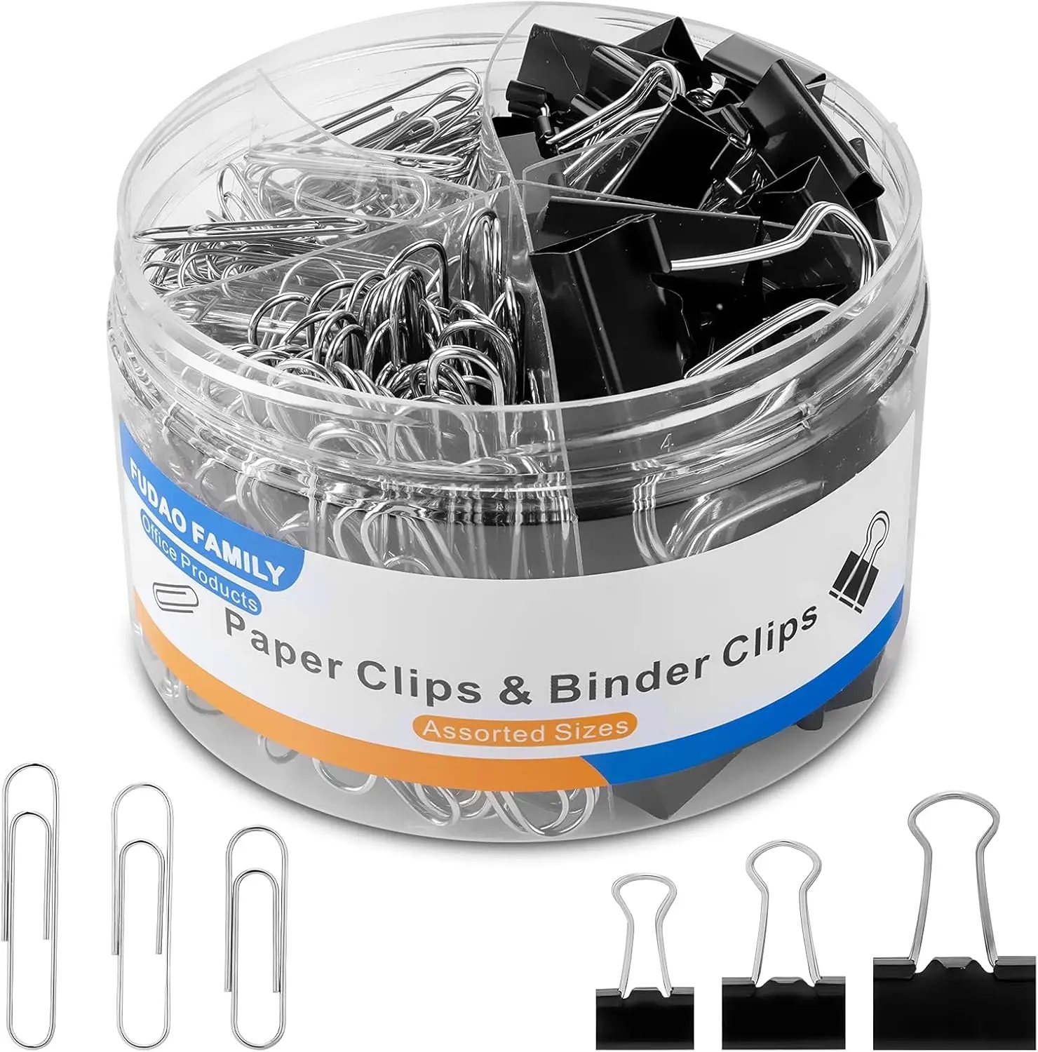 Binder Clip Assorted - Paper Clips & Binder Clips, 340