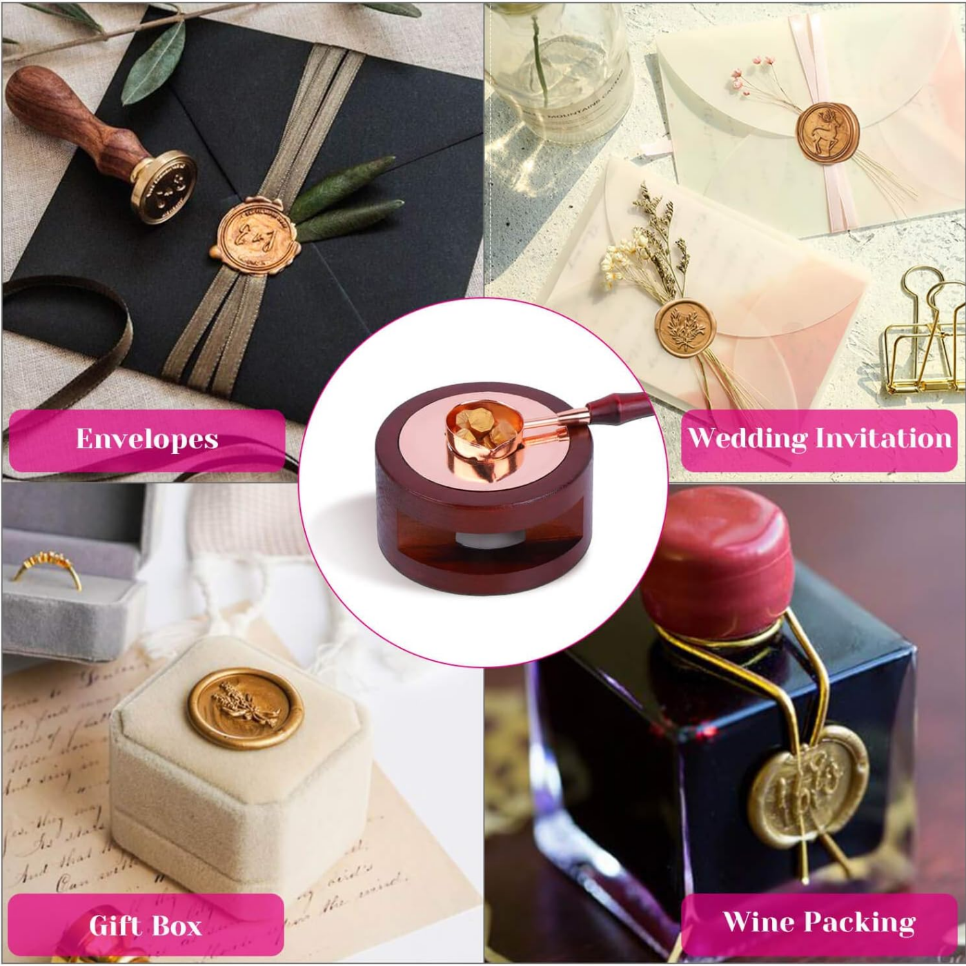 Wax Seal Set Includes 200 Gold - Wax Seal Stamp Kit avaliação e preço