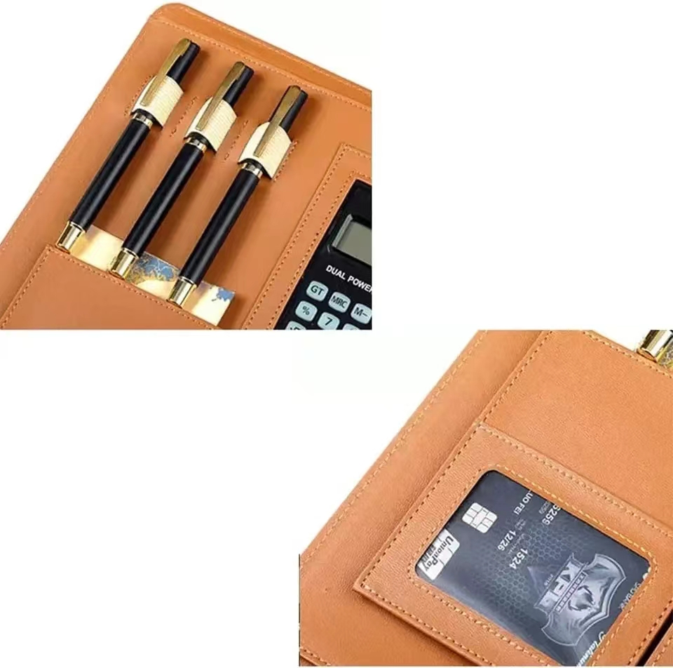 A4Pu leather briefcase equippe - Portfolio Folder Zip avaliação e preço