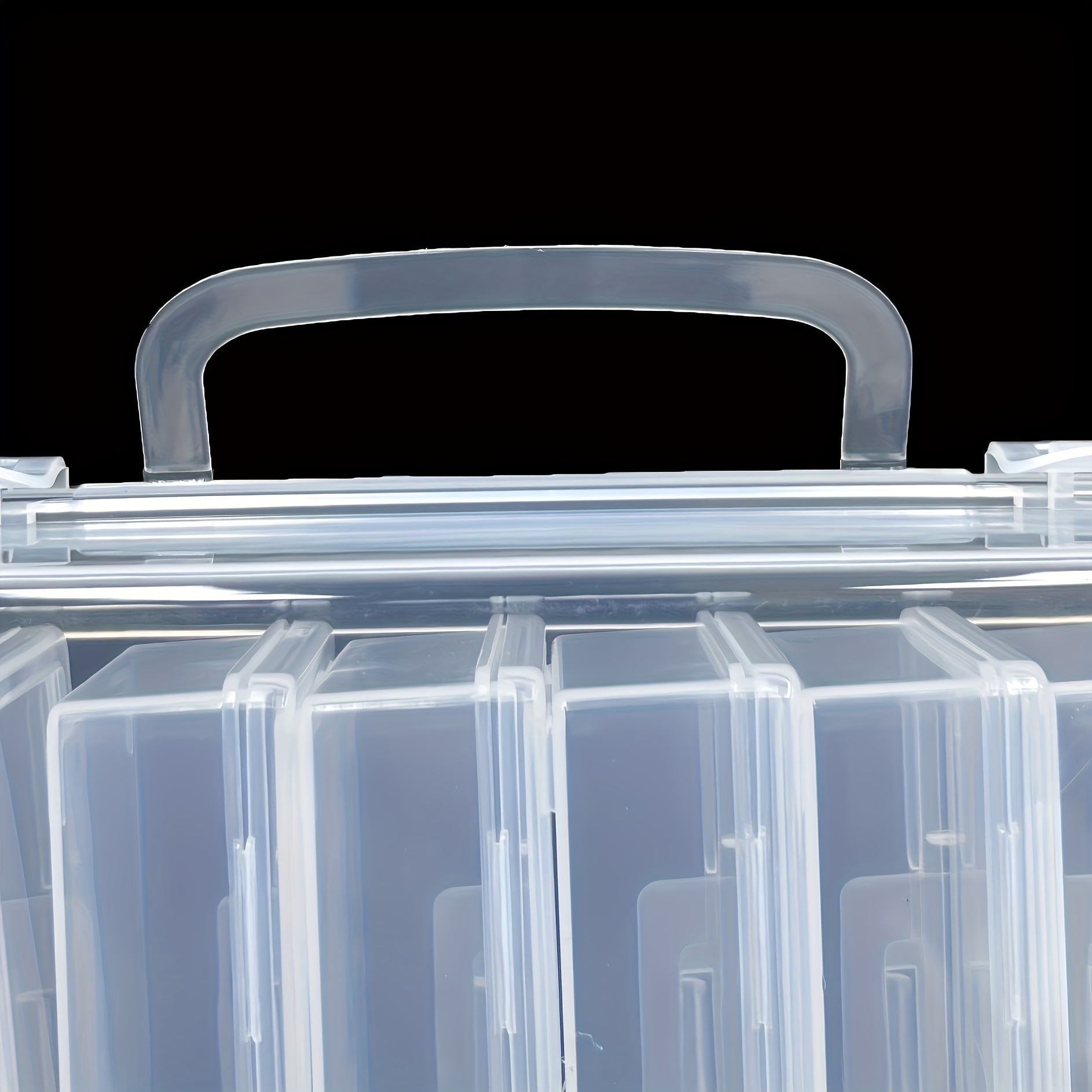 Transparent Plastic Storage Bo - Stationery Office And School Supply Stores avaliação e preço