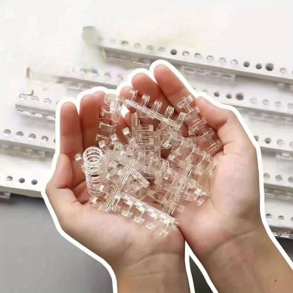 10Pcs 5-Ring Binding Spines Sn - Binding Comb Plastic avaliação e preço