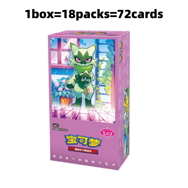 Original PTCG Trading Card Gam - Cardstock Paper Pack avaliação e preço