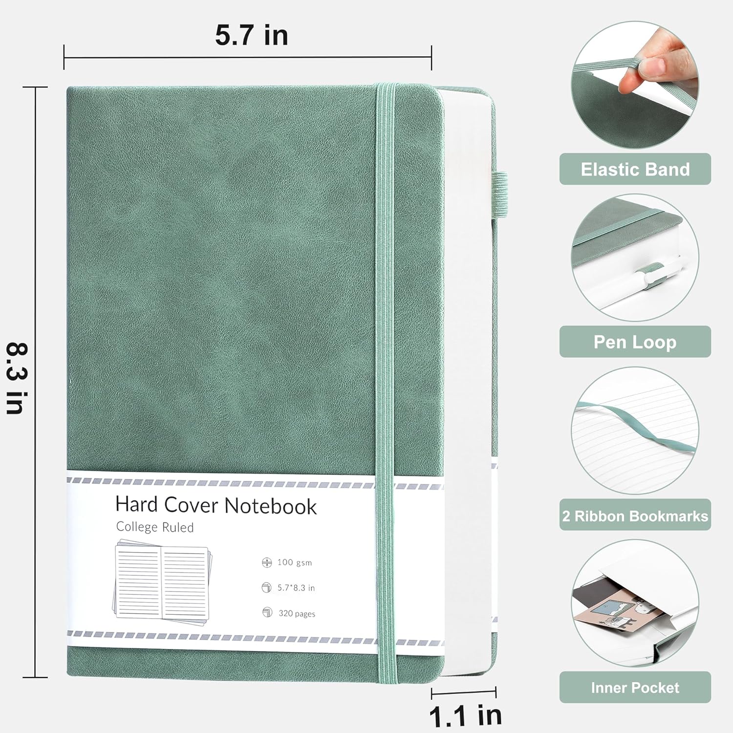 Lined Journal Notebook for Wom - Journal Leather Hardcover avaliação e preço