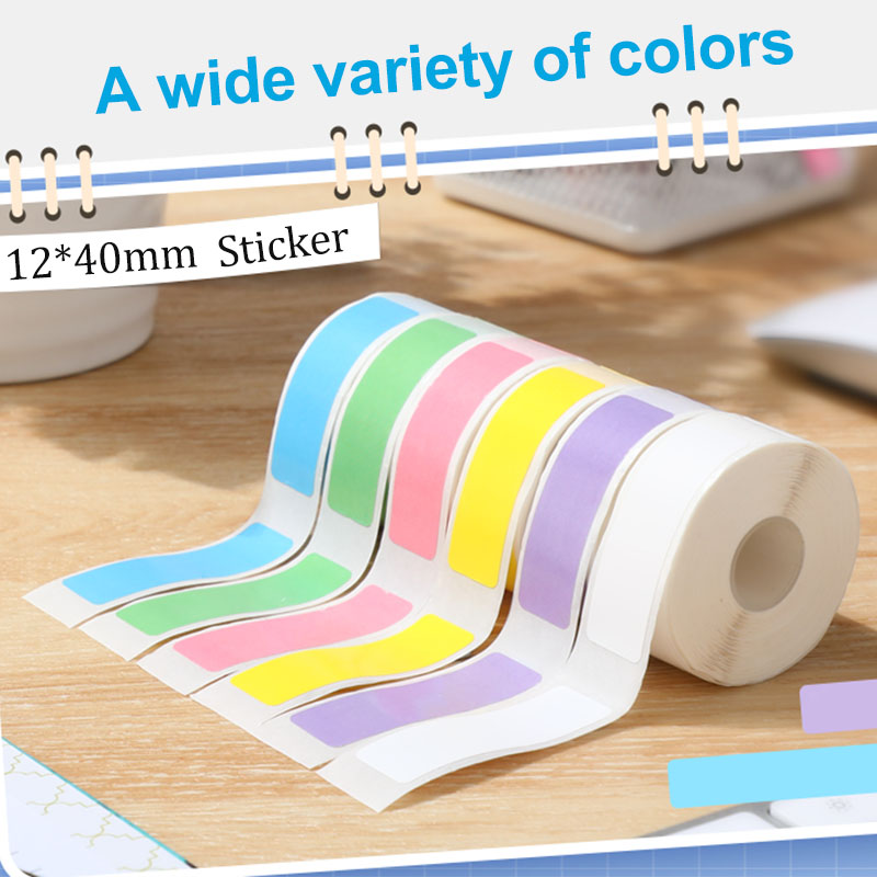 12*40mm Colored Transparent Th - Label Printer Tape avaliação e preço