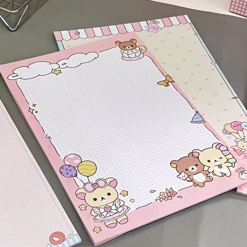 Cute Rilakkuma B5 Notebook Set - Stationery Office Items List avaliação e preço
