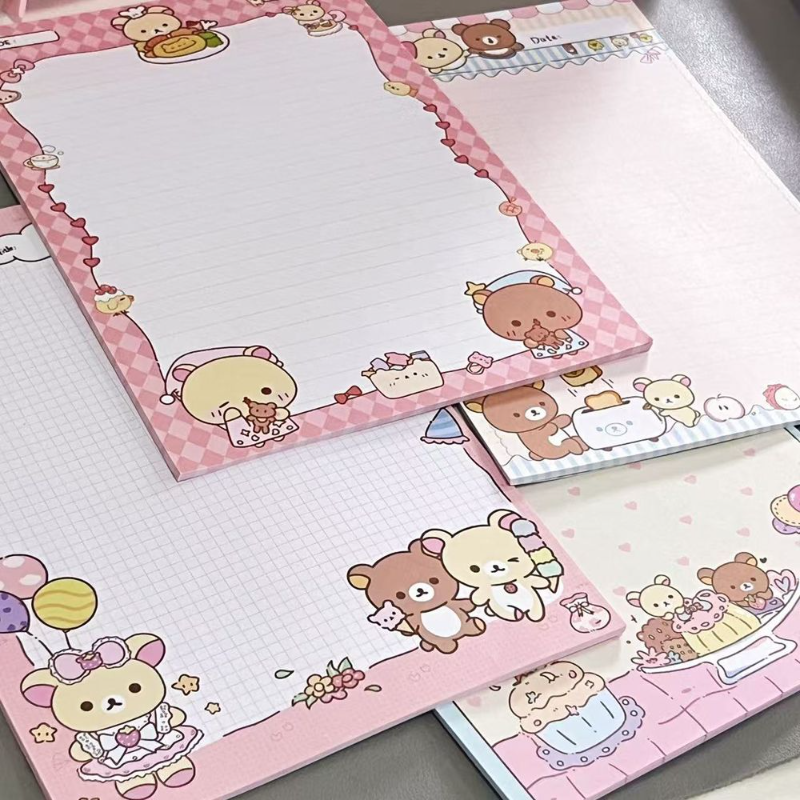 Cute Rilakkuma B5 Notebook Set - Stationery Office Items List avaliação e preço