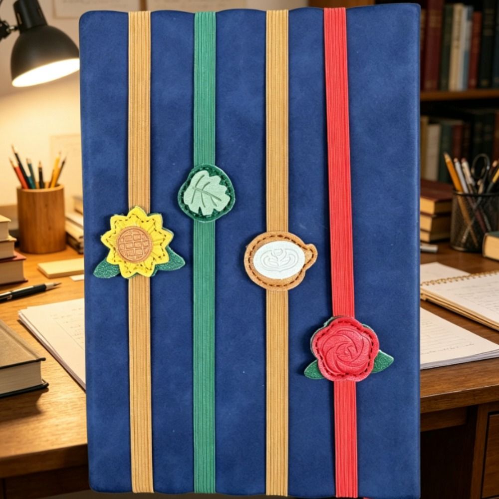 Vintage Elastic Bands Leather  - Journal Leather Hardcover avaliação e preço