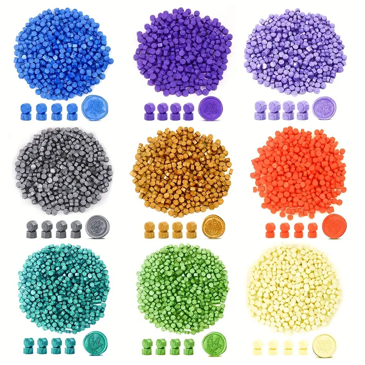 100pc/bag Wax Seal Beads Kit,D - Wax Seal Stamp Kit avaliação e preço