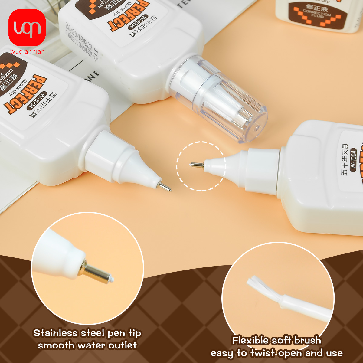 WQN-3/6/12PCS18ml Correction F - Correction Fluid White avaliação e preço