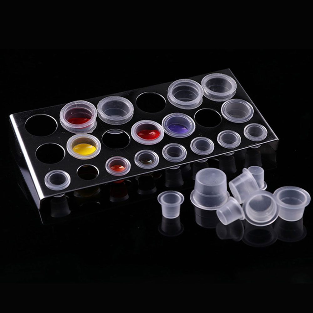 100pcs Transparent Tattoo Pigm - Calligraphy Ink Bottle avaliação e preço