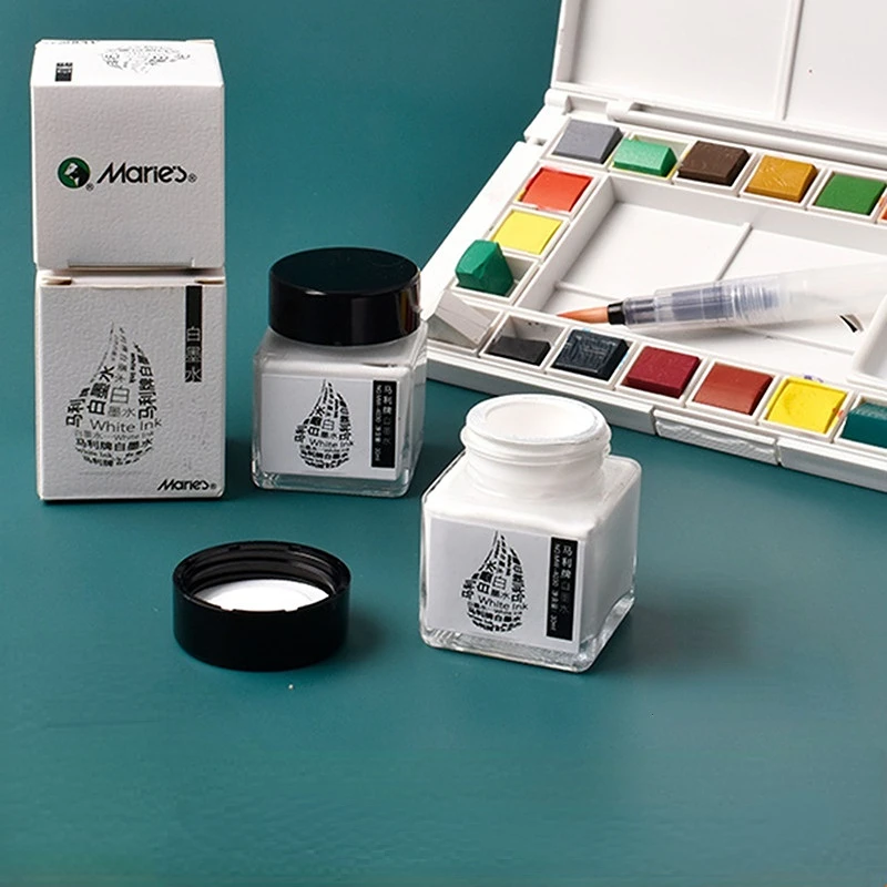 30ML White Ink High-gloss Wate - Correction Fluid White avaliação e preço