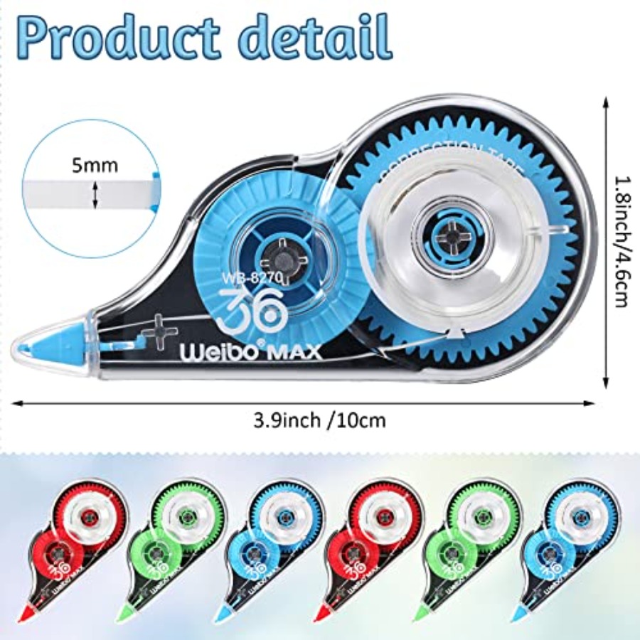 54 Pack Correction Tape Bulk W - Correction Fluid White avaliação e preço