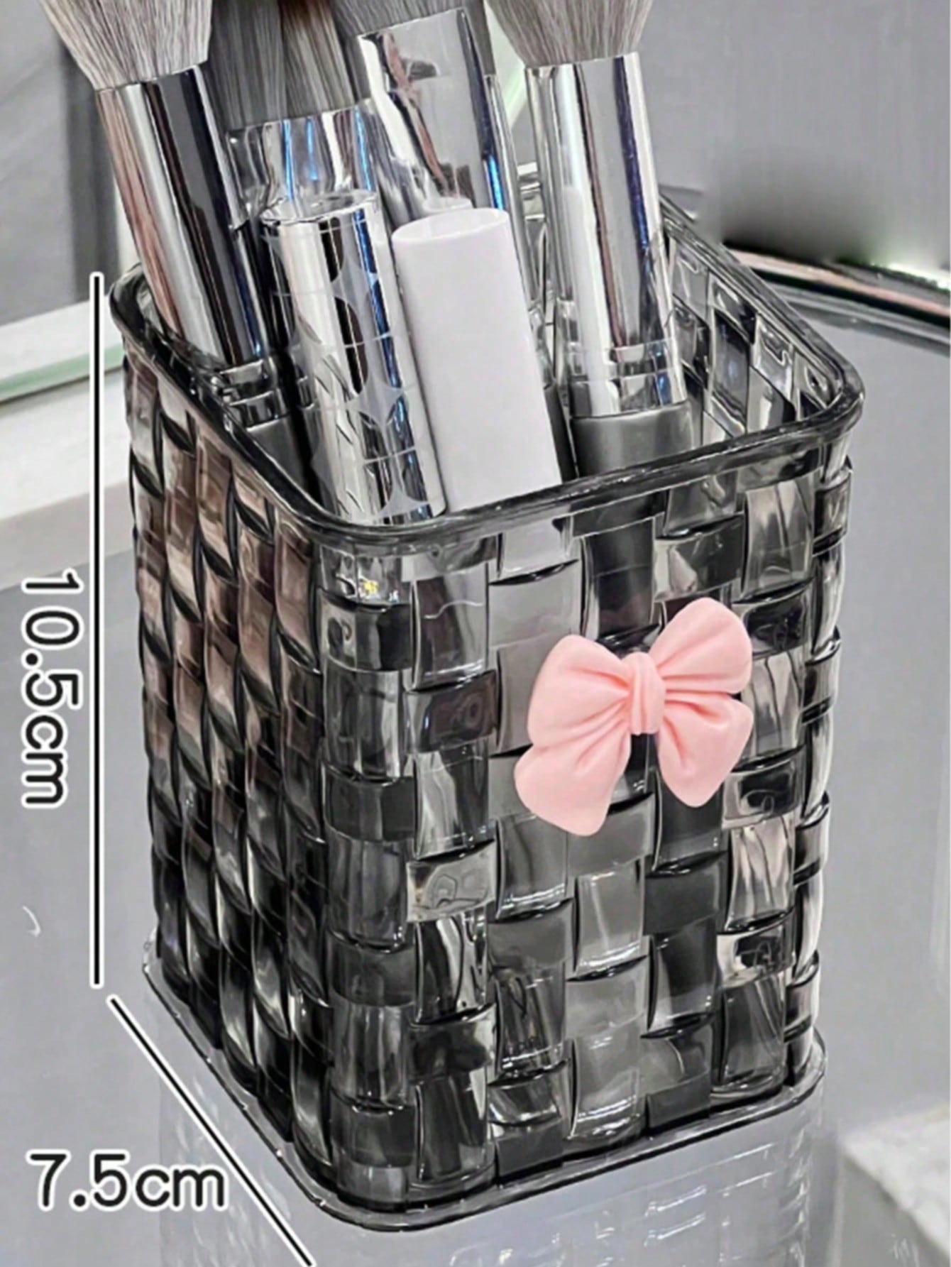1pc Woven Texture Makeup Brush - Supply Of Office Stationery avaliação e preço