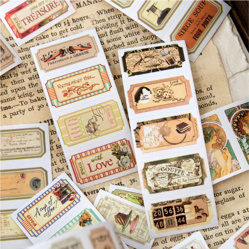 25mm*2m Vintage Letter Washi D - Label Printer Tape avaliação e preço
