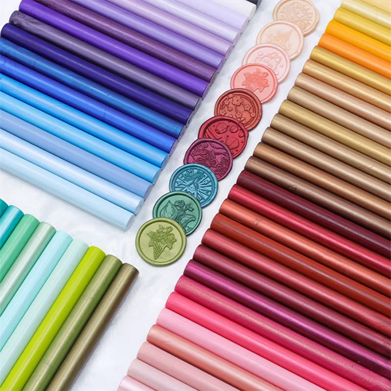 6Pcs Wax Seal Sticks 26Colors  - Wax Seal Stamp Kit avaliação e preço