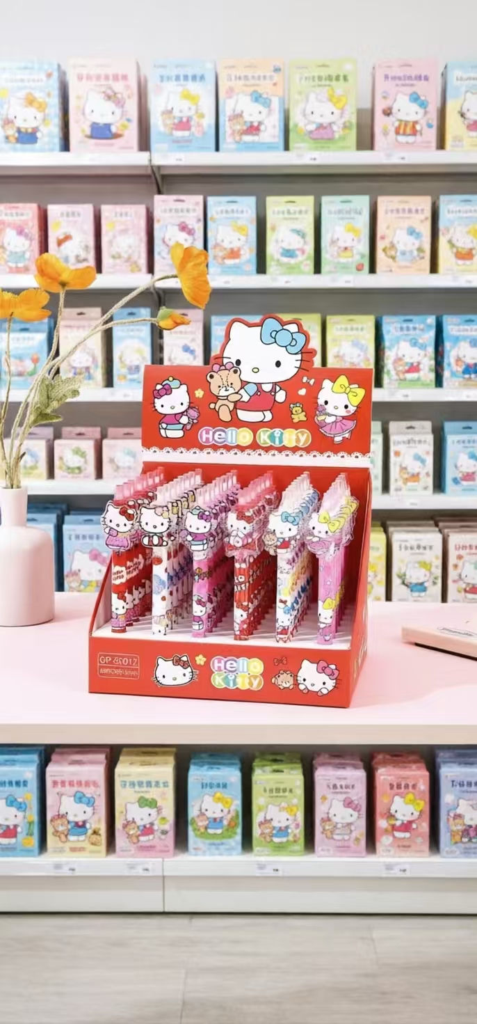 Cute Hello Kitty Gel Pen 0.5mm - Supply Of Office Stationery avaliação e preço
