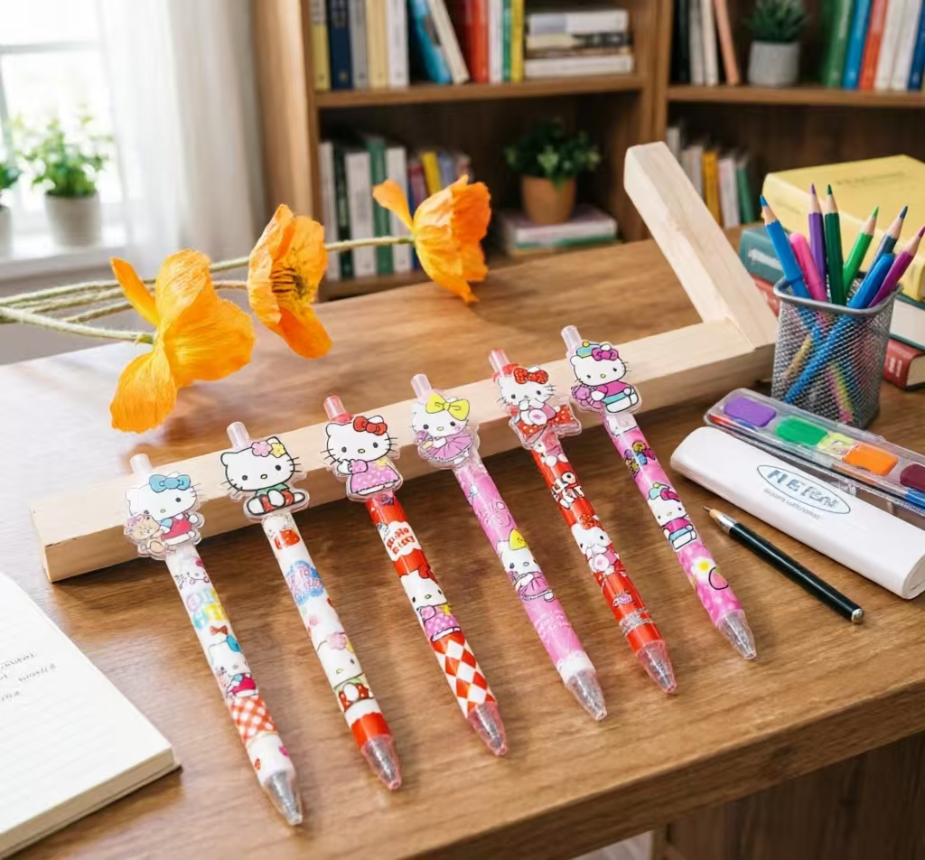 Cute Hello Kitty Gel Pen 0.5mm - Supply Of Office Stationery avaliação e preço