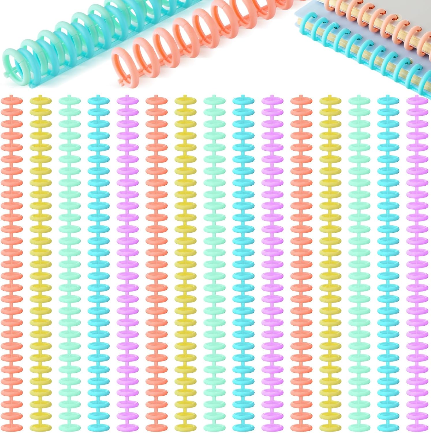 50 Pcs Comb Binding Spines 1/2 - Binding Comb Plastic avaliação e preço