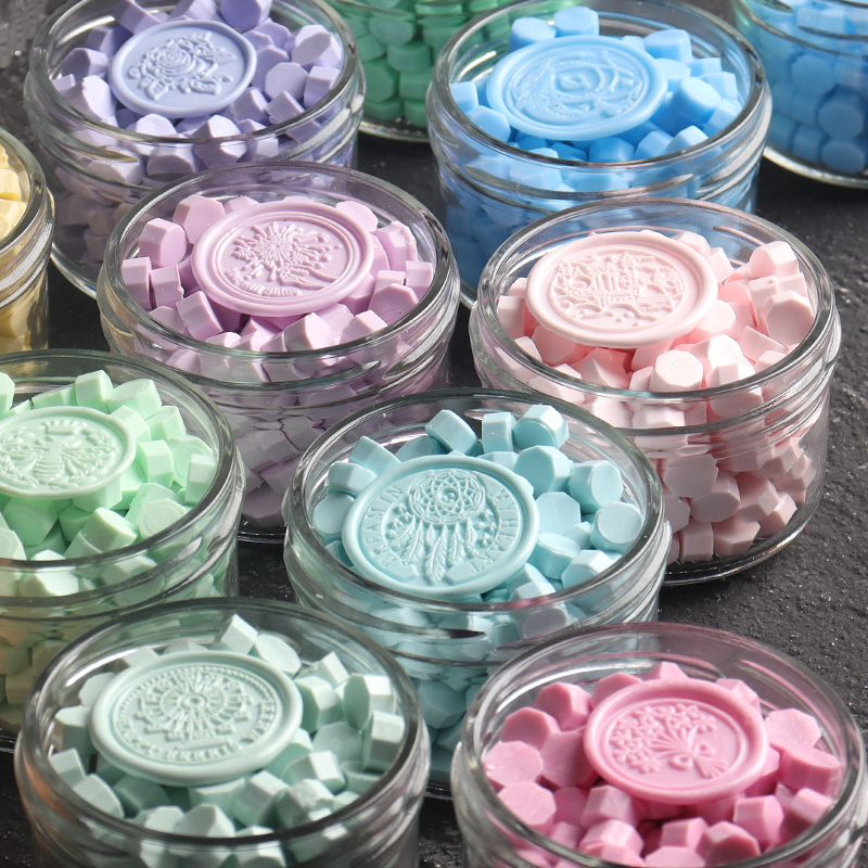 100pcs/Bag Mix Color Wax Beads - Wax Seal Stamp Kit avaliação e preço