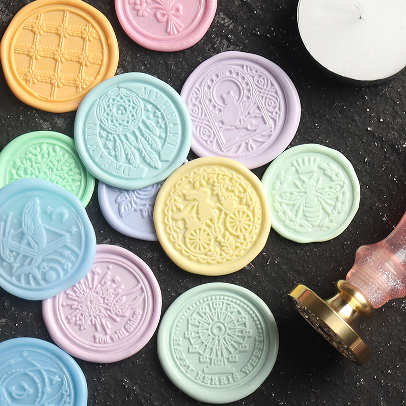 100pcs/Bag Mix Color Wax Beads - Wax Seal Stamp Kit avaliação e preço