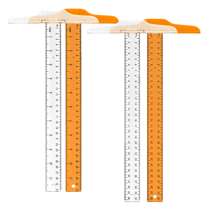 1Pc T-shaped Double Side Scale - Supply Of Office Stationery avaliação e preço