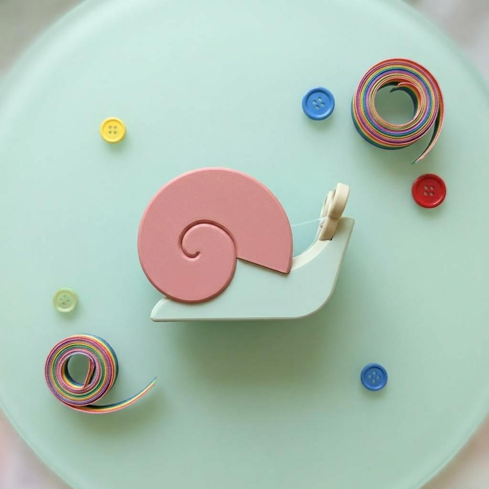 Snail-Shaped Tape Dispenser Pi - Supply Of Office Stationery avaliação e preço
