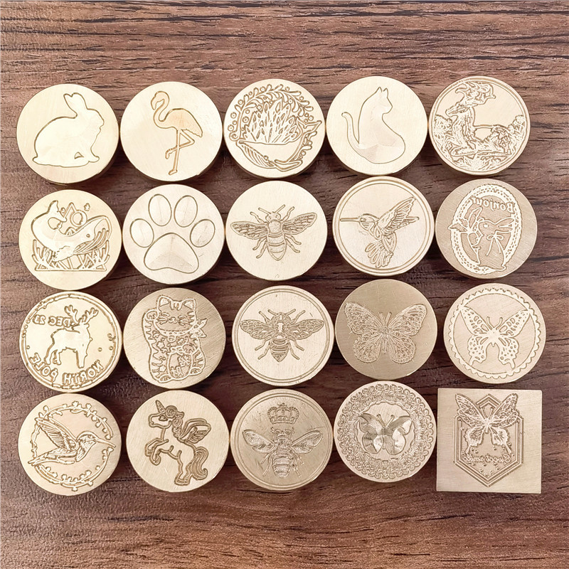 Wax Seal Stamp head butterfly  - Wax Seal Stamp Kit avaliação e preço