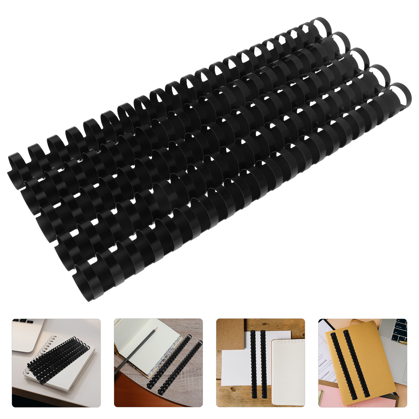 50Pcs Binding Rings Plastic Co - Binding Comb Plastic avaliação e preço