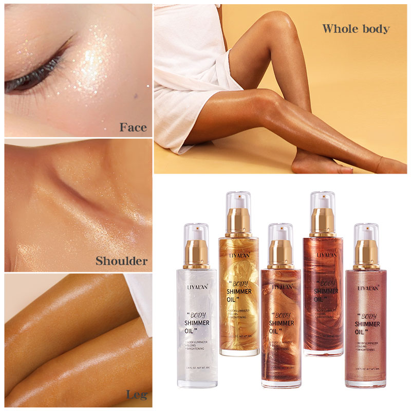 100ml Body Shimmer Oil Highlig - Correction Fluid White avaliação e preço