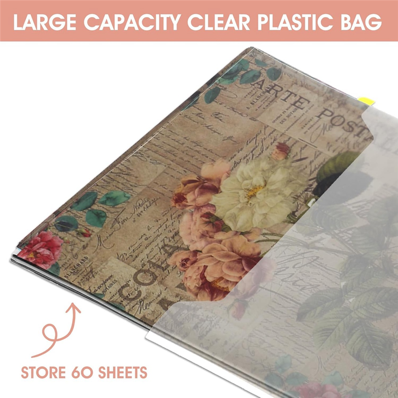Scrapbook Paper Organizer 60 P - Cardstock Paper Pack avaliação e preço