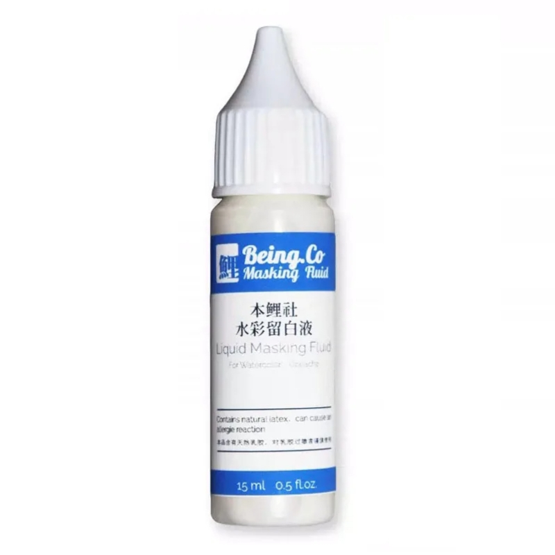 White/Blue Watercolor Masking  - Correction Fluid White avaliação e preço
