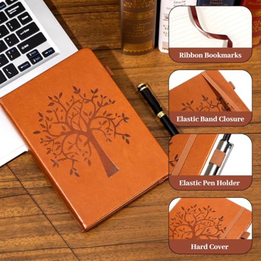 Leather Bound Journal for Men  - Journal Leather Hardcover avaliação e preço