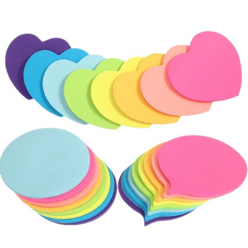 【3 Styles Heart Memo Pads】720  - Total Stationery & Office Supply avaliação e preço