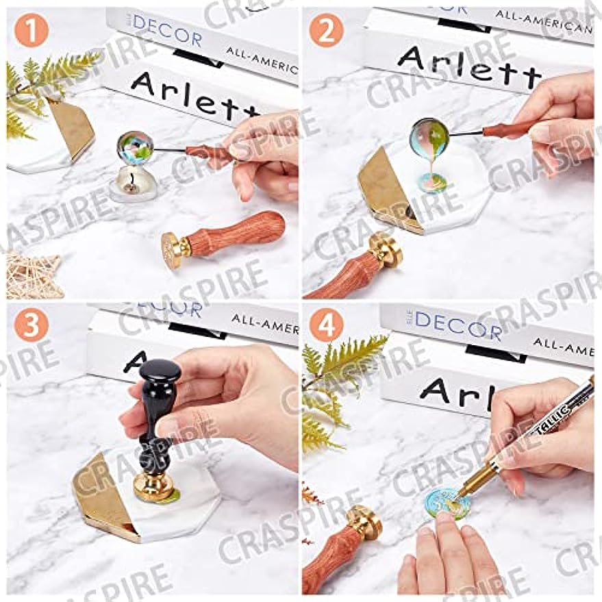 1PC Fox Moon Wax Seal Stamps R - Wax Seal Stamp Kit avaliação e preço