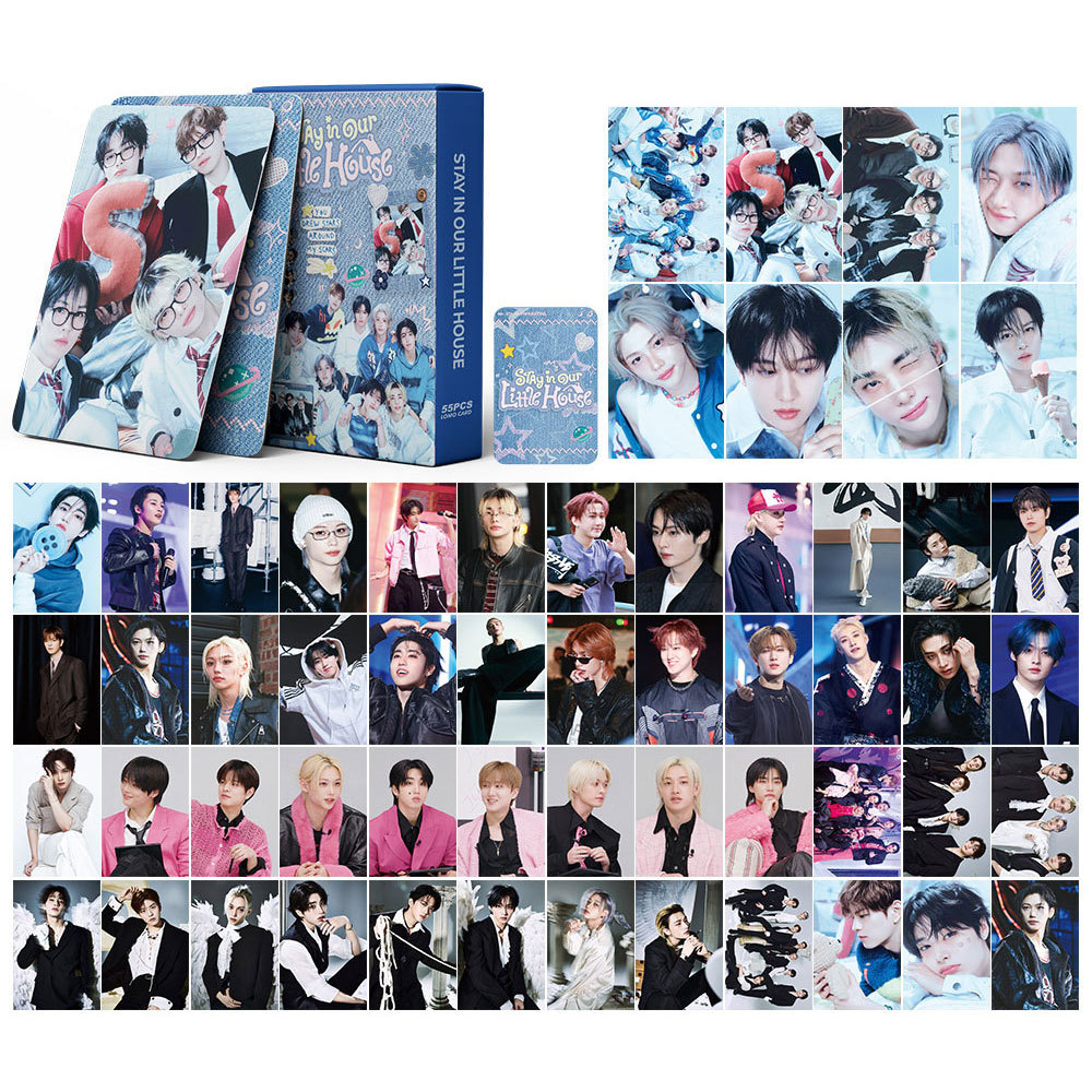 55PCS KPOP new Stray Kids Albu - Cardstock Paper Pack avaliação e preço