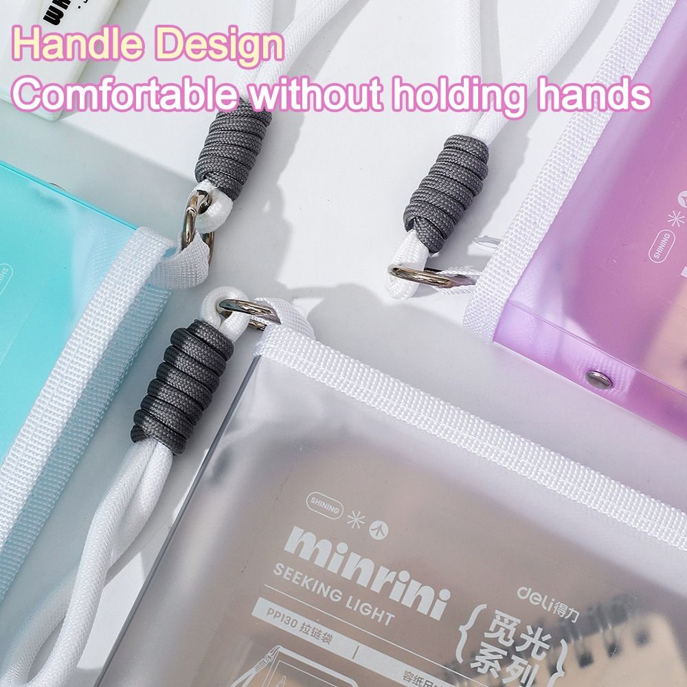 Portable Transparent A4 Zipper - Supply Of Office Stationery avaliação e preço