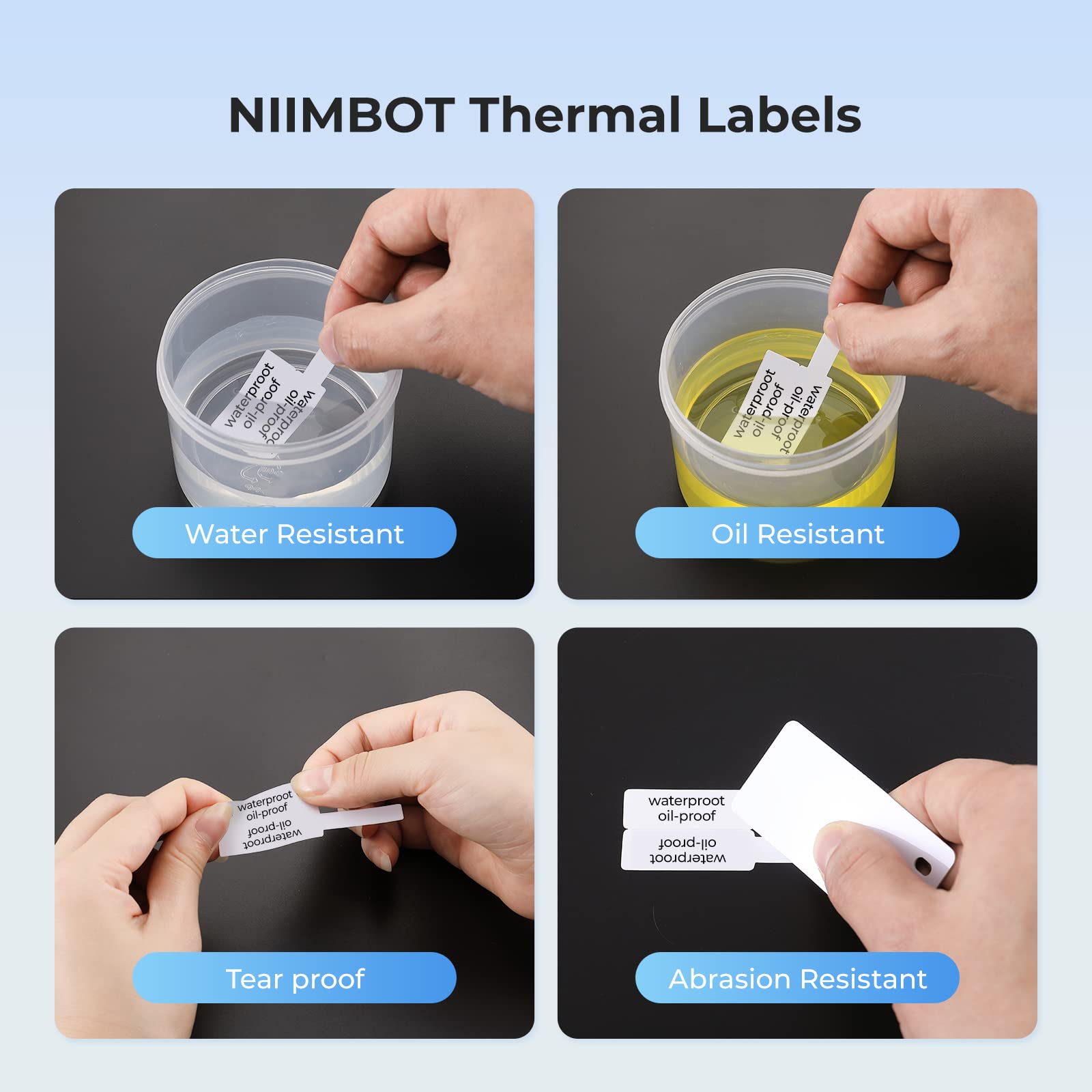 Niimbot Color Cable Label Wate - Label Printer Tape avaliação e preço