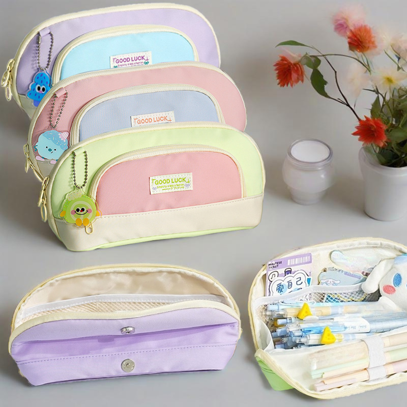 Pencil Bag Large Opening Desig - Stationery Office And School Supply Stores avaliação e preço