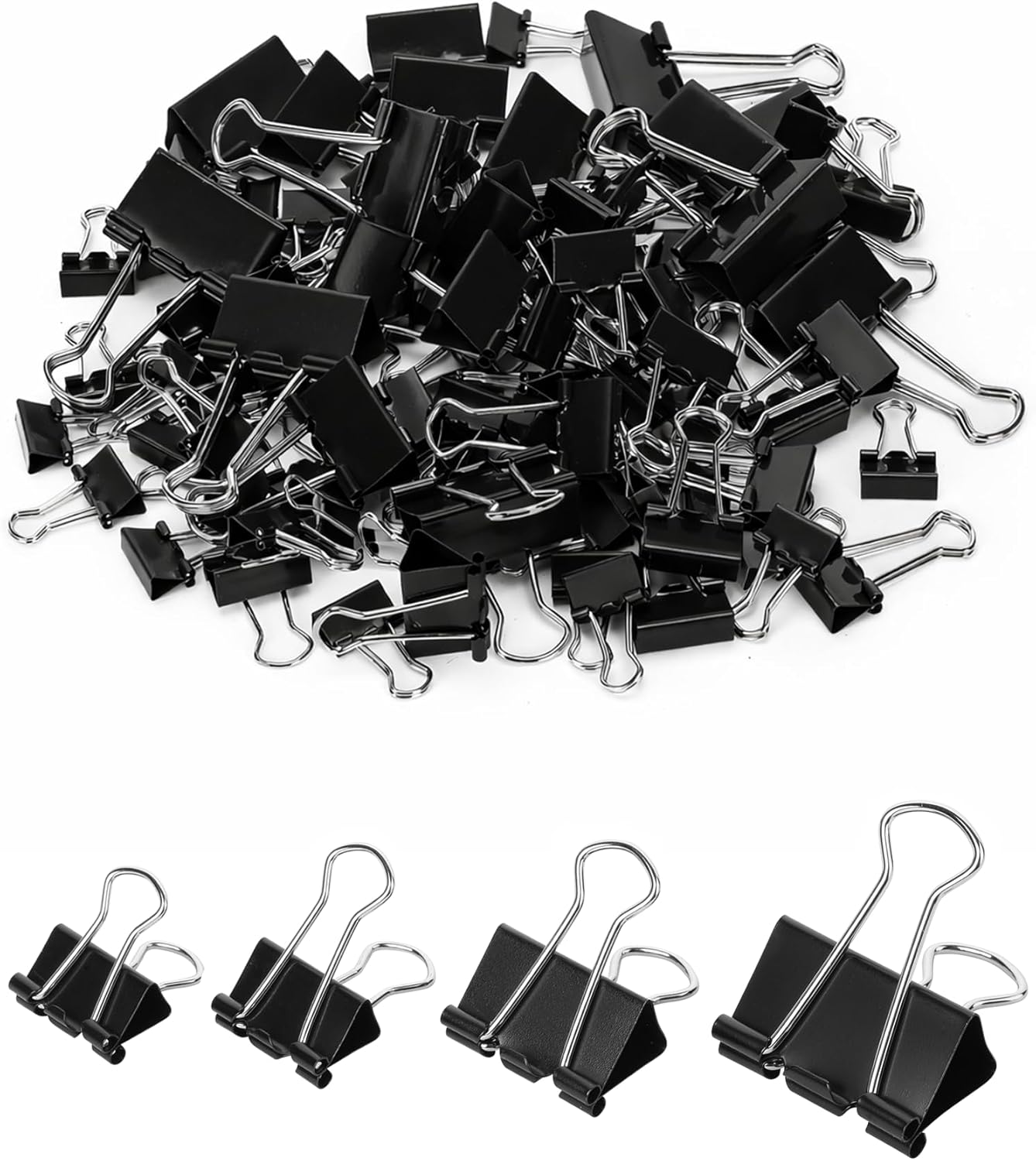 Binder Clips, 100 pcs Assorted - Binder Clip Assorted avaliação e preço