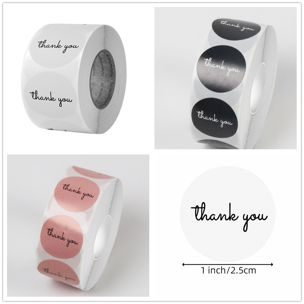 500 Thank You Stickers Roll 25 - Sticker Label Roll avaliação e preço