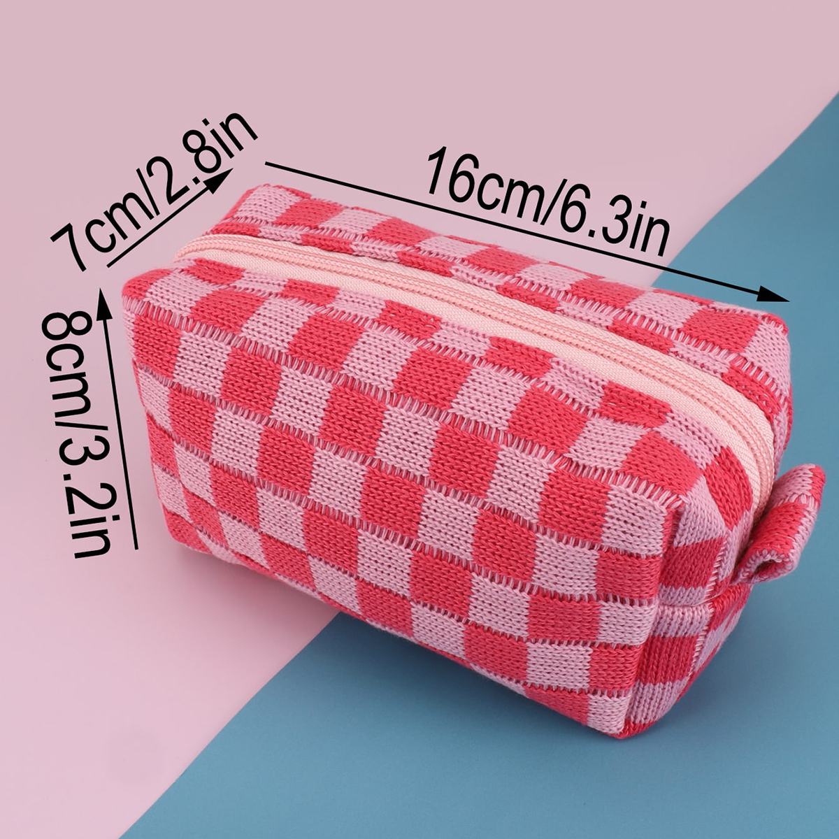 1PC Pink Checkered Single-Laye - Stationery Office And School Supply Stores avaliação e preço