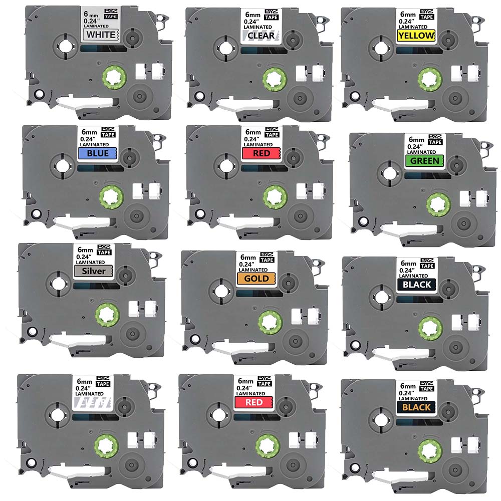 1pack TZe211 Ptouch 6mm/0.24“  - Label Printer Tape avaliação e preço