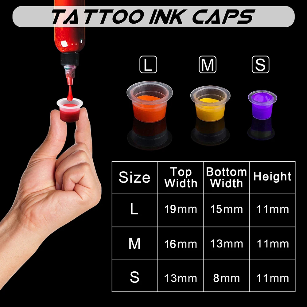 300/100pcs Disposable Tattoo I - Calligraphy Ink Bottle avaliação e preço