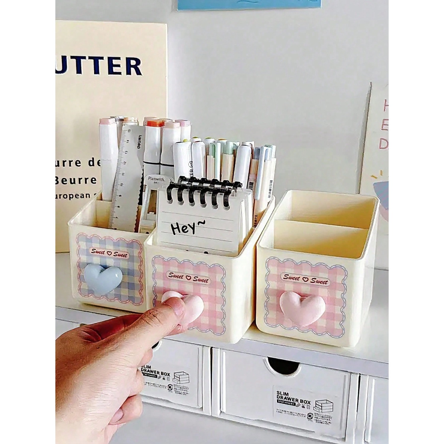 1pc Desktop Stationery Storage - Stationery Office And School Supply Stores avaliação e preço