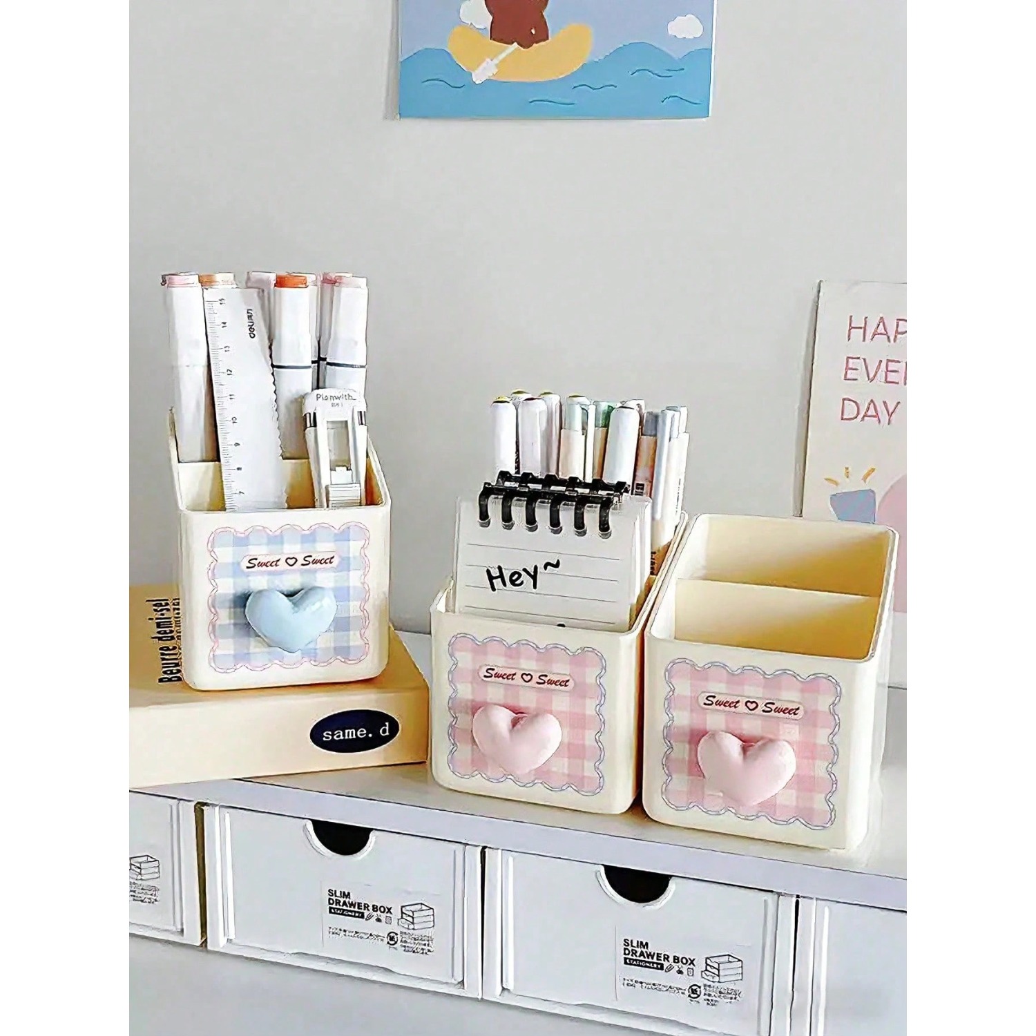 1pc Desktop Stationery Storage - Stationery Office And School Supply Stores avaliação e preço